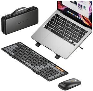 ProtoArc XKM01 CaseUp Foldable Bluetooth Keyboard Mouse Combo